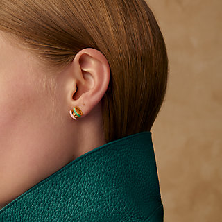 ピアス 《ミニ・ポップH/ロカバール》 | Hermès - エルメス-公式